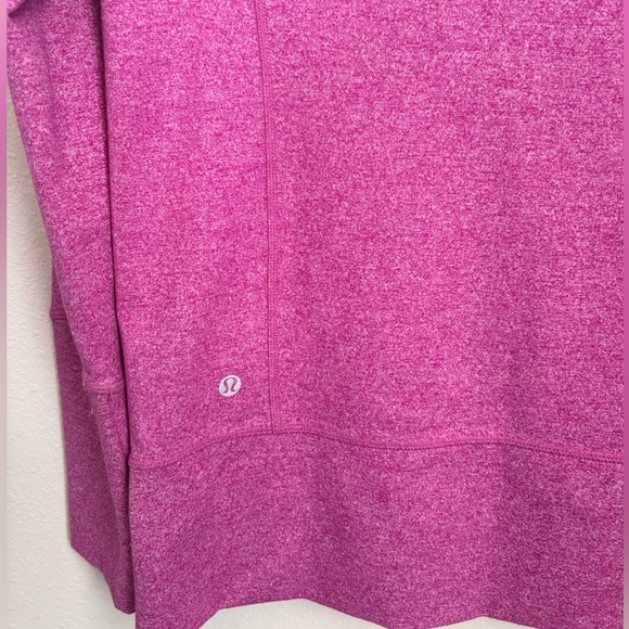 LULULEMON ATHLETICA STRIDE HEATHERED Full-Zip Jacket Ultra Violet Pink - Picture 9 of 11
